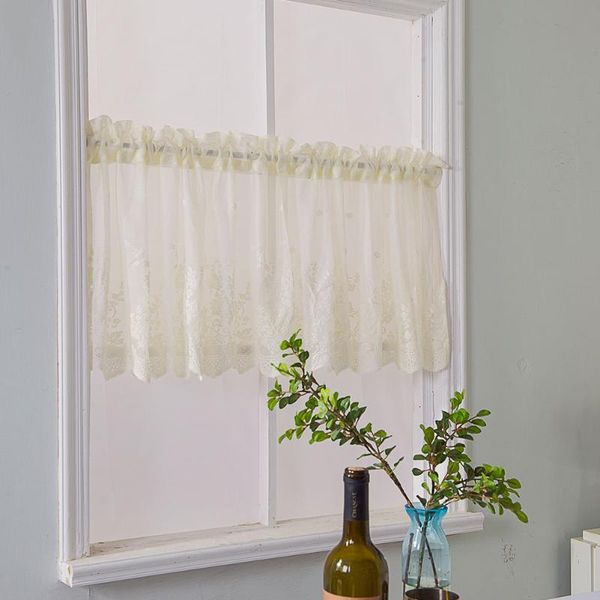 window lace curtains kitchen sheer voile rod curtain romantic for bath room decoration beige white 130x41cm & drapes
window lace curtains kitchen sheer voile rod curtain romantic for bath room decoration beige white 130x41cm & drapes