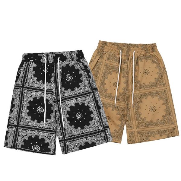 men's shorts cashew flowers full print casual mens summer knee-length loose elastic waist half pants men, White;black
men's shorts cashew flowers full print casual mens summer knee-length loose elastic waist half pants men, White;black