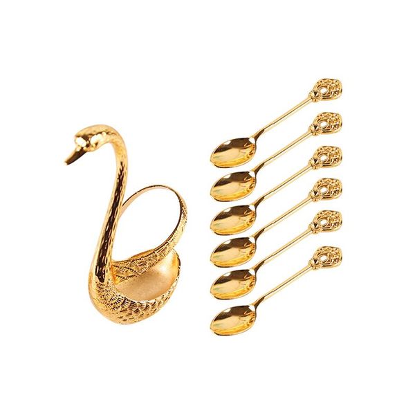 spoons gift ergonomic design zinc alloy for home storage organizer swan base durable easy clean dessert coffee spoon kit portable
spoons gift ergonomic design zinc alloy for home storage organizer swan base durable easy clean dessert coffee spoon kit portable