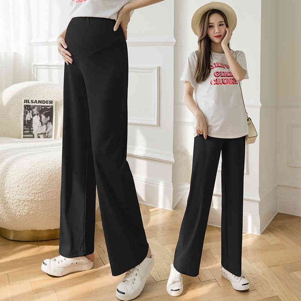 maternity bottoms 501 spring summer thin maternity full long wide leg loose belly straight pants clothes for pregnant women pregnancy casual, White
maternity bottoms 501 spring summer thin maternity full long wide leg loose belly straight pants clothes for pregnant women pregnancy casual, White