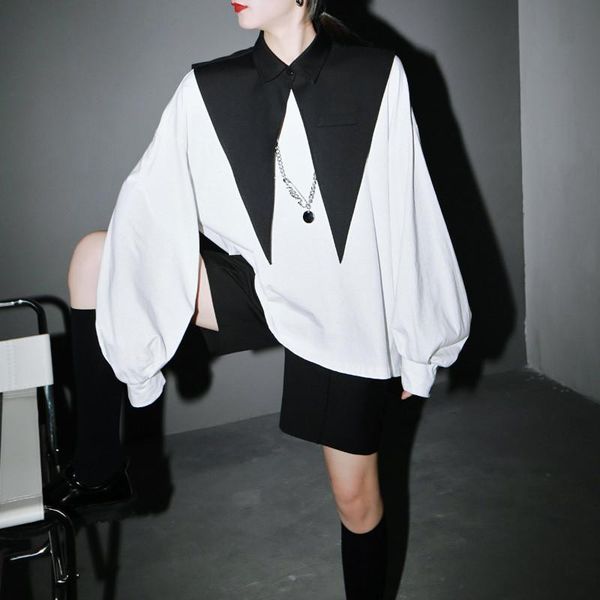 women's hoodies & sweatshirts casual women suit pullovers big pointed collar street wear long lantern sleeves loose two-piece female ho, Black
women's hoodies & sweatshirts casual women suit pullovers big pointed collar street wear long lantern sleeves loose two-piece female ho, Black