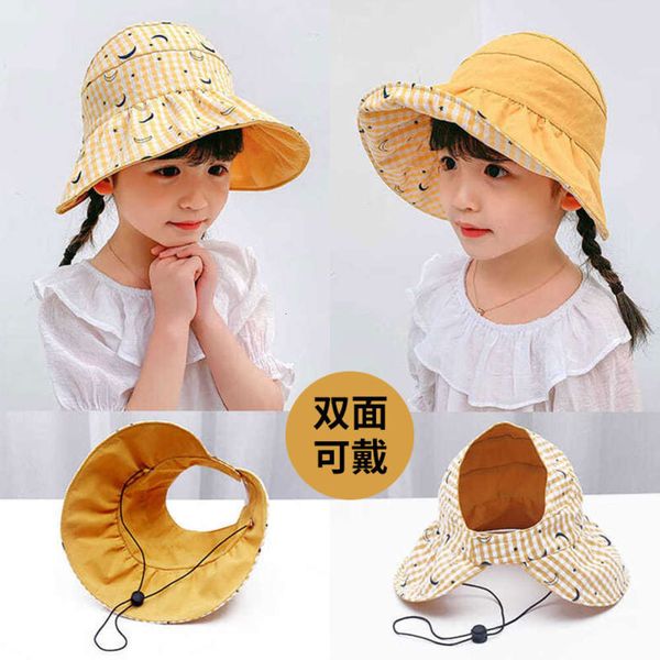 children's hat summer sun protection thin girl's empty baby princess big brim beach hat style, Yellow
children's hat summer sun protection thin girl's empty baby princess big brim beach hat style, Yellow