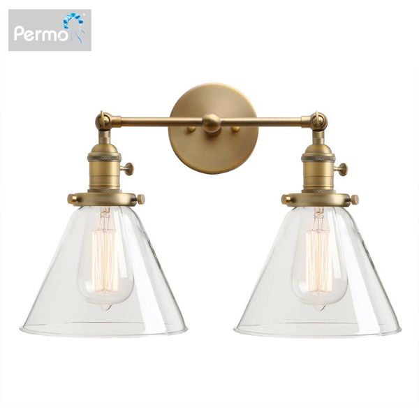 permo modern wall lights lamp sconce 7.3'' funnel glass lampshade wandlamp bedroom mirror loft decor light fixtures
permo modern wall lights lamp sconce 7.3'' funnel glass lampshade wandlamp bedroom mirror loft decor light fixtures