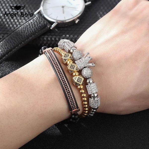 charm bracelets 3pcs/set hip hop crown cubic micro pave cz ball braided braiding man luxury jewelry, Golden;silver
charm bracelets 3pcs/set hip hop crown cubic micro pave cz ball braided braiding man luxury jewelry, Golden;silver