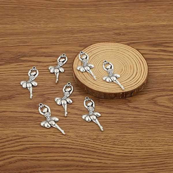 charms 10pcs ballet girl dancer ballerina 30x20mm antique silver color pendant making diy handmade tibetan finding jewelry, Bronze;silver
charms 10pcs ballet girl dancer ballerina 30x20mm antique silver color pendant making diy handmade tibetan finding jewelry, Bronze;silver
