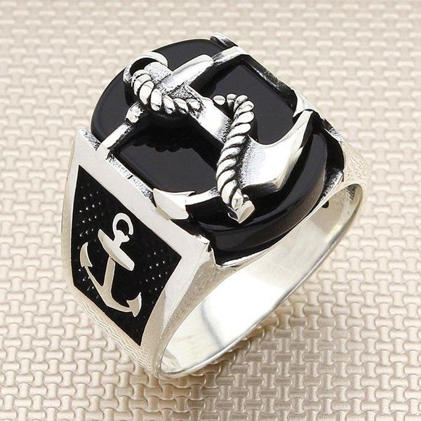 cluster rings anchor silver ring rectangle black onyx stone men made in turkey solid 925 sterling, Golden;silver
cluster rings anchor silver ring rectangle black onyx stone men made in turkey solid 925 sterling, Golden;silver