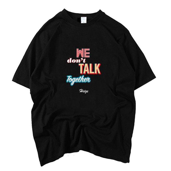 fashion summer style kpop heize we dont talk together same printing t shirt o neck short sleeve t-shirt women's, White
fashion summer style kpop heize we dont talk together same printing t shirt o neck short sleeve t-shirt women's, White