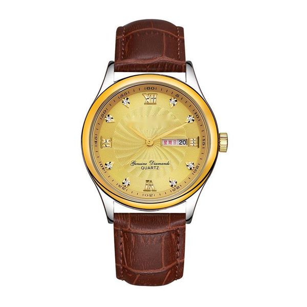 wristwatches high-end fashion leather strap watch double calendar waterproof famous series, Slivery;brown
wristwatches high-end fashion leather strap watch double calendar waterproof famous series, Slivery;brown
