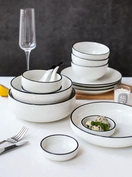dishes & plates white ceramic dinner tableware plate set salad soup bowl pasta for restaurant kitchen dinnerware
dishes & plates white ceramic dinner tableware plate set salad soup bowl pasta for restaurant kitchen dinnerware