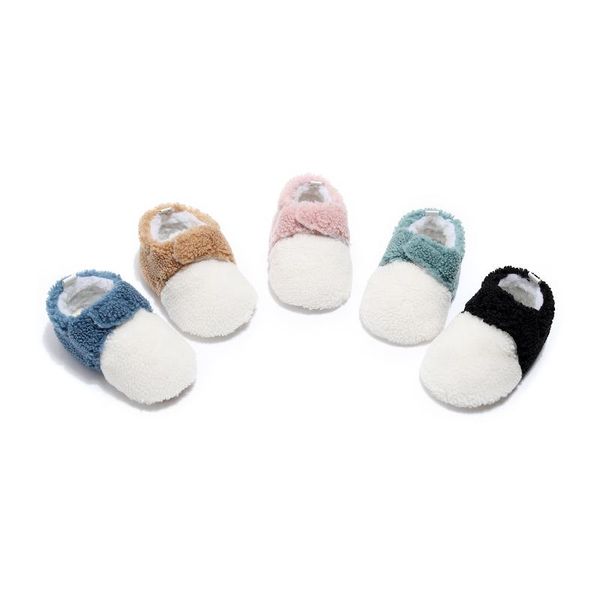 first walkers born baby fleece crib shoes stylish block fur winter house slippers soft sole toddler walker with grippers
first walkers born baby fleece crib shoes stylish block fur winter house slippers soft sole toddler walker with grippers