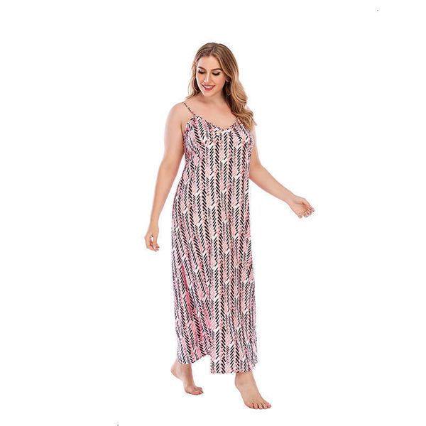 dresses selling home casual wear suspender v-neck fat mm pink small fragrance print dress, Black;gray
dresses selling home casual wear suspender v-neck fat mm pink small fragrance print dress, Black;gray