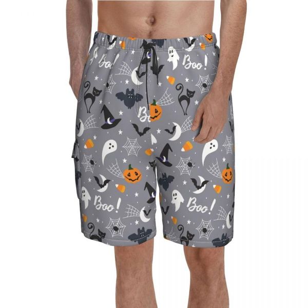 men's shorts halloween spooky black cat pumpkin board funny swimming trunks polyester men bathing swim, White;black
men's shorts halloween spooky black cat pumpkin board funny swimming trunks polyester men bathing swim, White;black