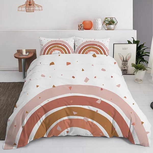 bedding sets home fabric rainbow series pattern lovely blue pink duvet quilt cover pillowcase children bedroom decoration
bedding sets home fabric rainbow series pattern lovely blue pink duvet quilt cover pillowcase children bedroom decoration