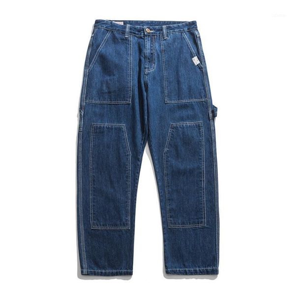 autumn patch jeans men's european and american fashion brand loose straight-leg pants street trend casual trousers, Blue
autumn patch jeans men's european and american fashion brand loose straight-leg pants street trend casual trousers, Blue