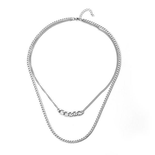 chokers stainless steel chain necklaces for women men long hip hop necklace on the neck fashion jewelry accessories friends gifts, Golden;silver
chokers stainless steel chain necklaces for women men long hip hop necklace on the neck fashion jewelry accessories friends gifts, Golden;silver