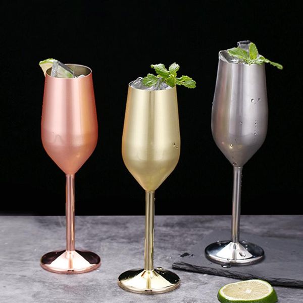 mugs 220ml stainless steel goblet champagne cup wine glass cocktail metal drinking cups party supplies for bar restaurant decor
mugs 220ml stainless steel goblet champagne cup wine glass cocktail metal drinking cups party supplies for bar restaurant decor