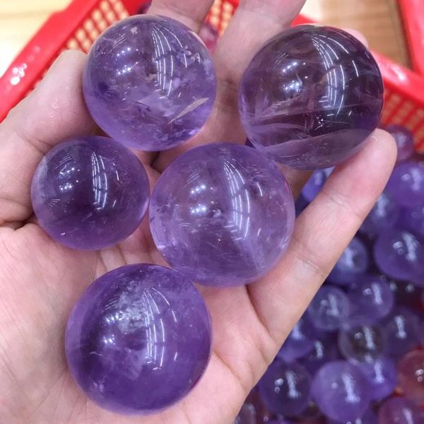 4-5pc amethyst natural stone small ball crystal original gifts for women god of wealth feng shui reiki sphere apartment decor decorative obj
4-5pc amethyst natural stone small ball crystal original gifts for women god of wealth feng shui reiki sphere apartment decor decorative obj