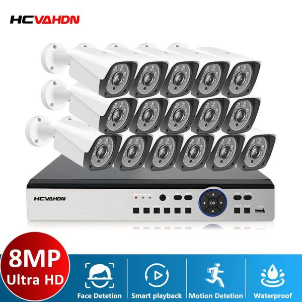 ultra hd cctv camera system h.265+ dvr kit with 4tb hdd 8/16pcs 8mp tvi outdoor home video security surveillance wireless kits
ultra hd cctv camera system h.265+ dvr kit with 4tb hdd 8/16pcs 8mp tvi outdoor home video security surveillance wireless kits