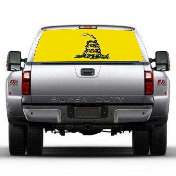 1pc snake rear window graphic decal tint sticker truck suv gadsden flag 
1pc snake rear window graphic decal tint sticker truck suv gadsden flag