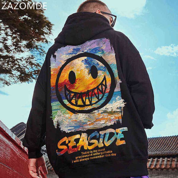 zazomde winter fleece streetwear hoodie men high street hoodies loose pullovers couple sweatshirts oversized hip hop hoodies men 211106, Black 
zazomde winter fleece streetwear hoodie men high street hoodies loose pullovers couple sweatshirts oversized hip hop hoodies men 211106, Black
