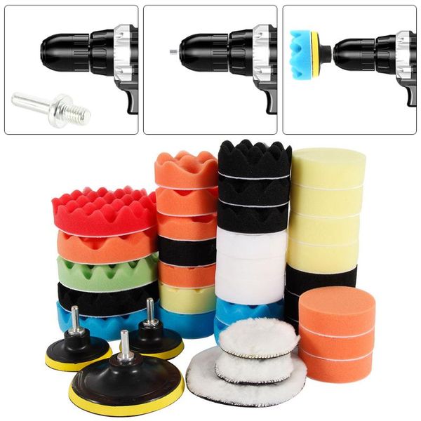 39pcs car sponge polishing pad kit abrasive polisher drill adapter waxing tools foam buffer polish accessories care products
39pcs car sponge polishing pad kit abrasive polisher drill adapter waxing tools foam buffer polish accessories care products