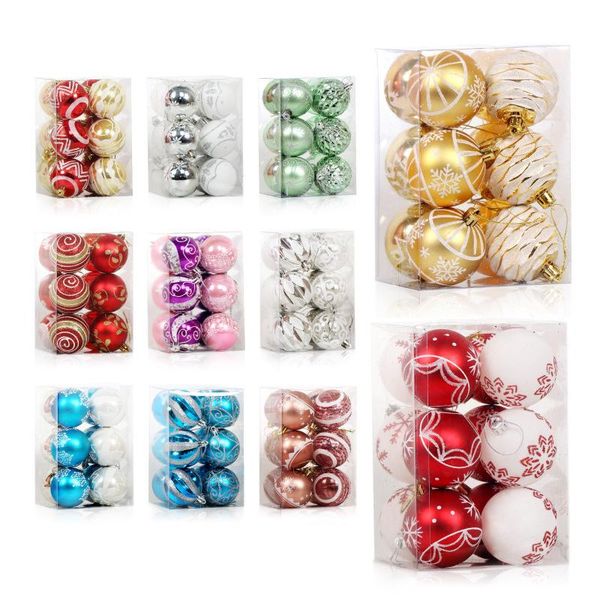 party decoration 2021 christmas decorations for home tree balls 6cm painted light ball 12pcs pelotas de navidad
party decoration 2021 christmas decorations for home tree balls 6cm painted light ball 12pcs pelotas de navidad