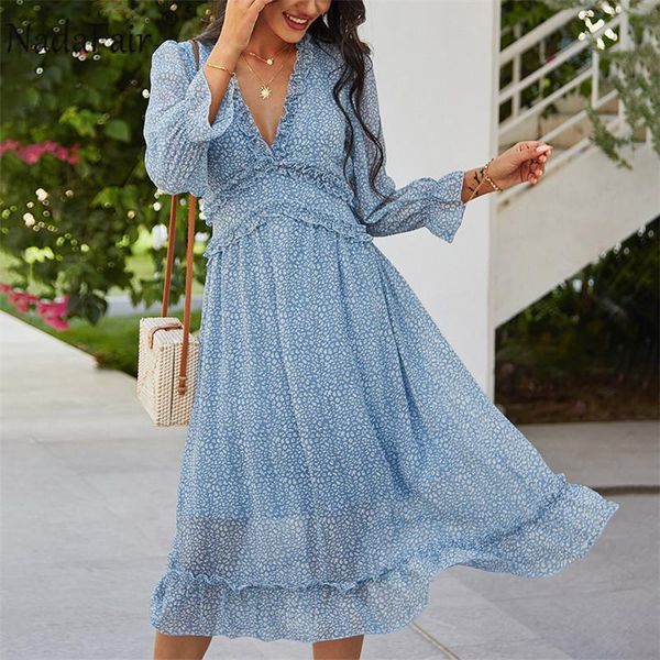 nadafair summer floral maxi dress v neck ruffles high waist chiffon women party retro print beach long boho casual dresses, Black;gray
nadafair summer floral maxi dress v neck ruffles high waist chiffon women party retro print beach long boho casual dresses, Black;gray