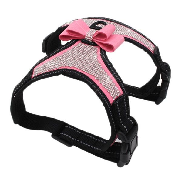 dog collars & leashes adjustable puppy bow harness bling rhinestone pet dogs safe travel supplies for small medium large
dog collars & leashes adjustable puppy bow harness bling rhinestone pet dogs safe travel supplies for small medium large