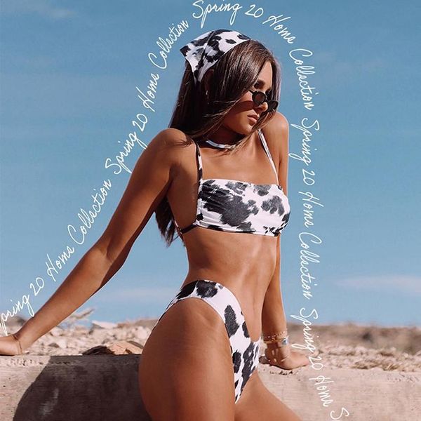 women's swimwear bikini sets mujer cow print swimsuit women 2pcs push up biquini suits swimming bathing suit for female beach, White;black
women's swimwear bikini sets mujer cow print swimsuit women 2pcs push up biquini suits swimming bathing suit for female beach, White;black