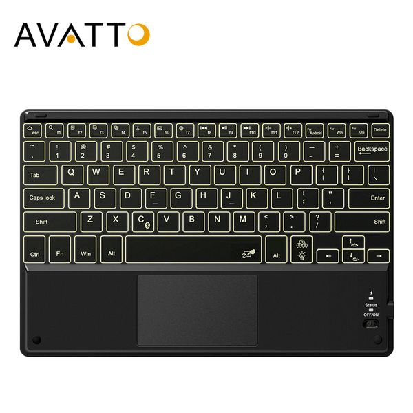 avatto russian/spanish/english 10.1 inch backlight tablet keyboard with touchpad bluetooth keyboard for android windows ios
avatto russian/spanish/english 10.1 inch backlight tablet keyboard with touchpad bluetooth keyboard for android windows ios
