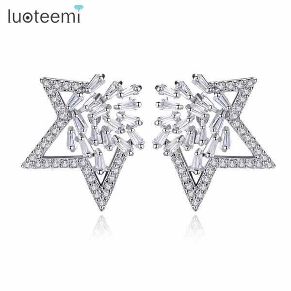 stud luoteemi exquisite star earrings for women party dating clear shiny cz unique design aretes de mujer girl's christmas gift, Golden;silver
stud luoteemi exquisite star earrings for women party dating clear shiny cz unique design aretes de mujer girl's christmas gift, Golden;silver