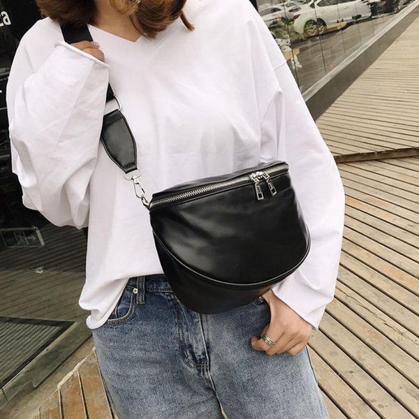 waist bags black bag fashion wild pu chest casual simple messenger mobile phone women shoulder with zipper
waist bags black bag fashion wild pu chest casual simple messenger mobile phone women shoulder with zipper