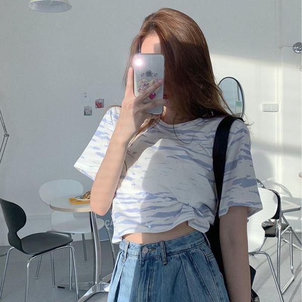 women's t-shirt short-sleeved summer loose korean style internet celebrity ins super european and american girls, White
women's t-shirt short-sleeved summer loose korean style internet celebrity ins super european and american girls, White