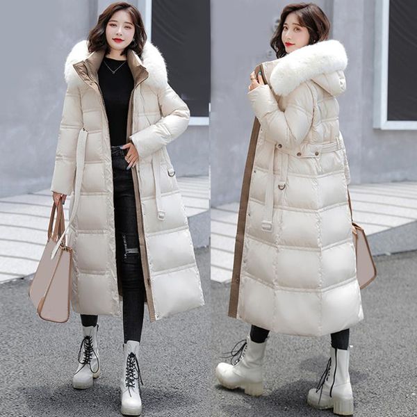 women's wool & blends women jacket warm winter coat thicken cotton comfy quilted with artificial fur-grass trimmed hooded in stock over, Black
women's wool & blends women jacket warm winter coat thicken cotton comfy quilted with artificial fur-grass trimmed hooded in stock over, Black