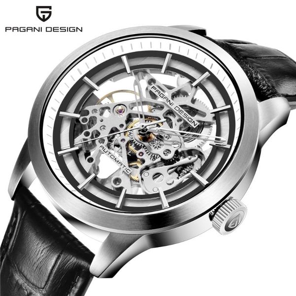wristwatches pagani design luxury men's business mechanical watch leather skeleton hollow clock waterproof automatic, Slivery;brown
wristwatches pagani design luxury men's business mechanical watch leather skeleton hollow clock waterproof automatic, Slivery;brown