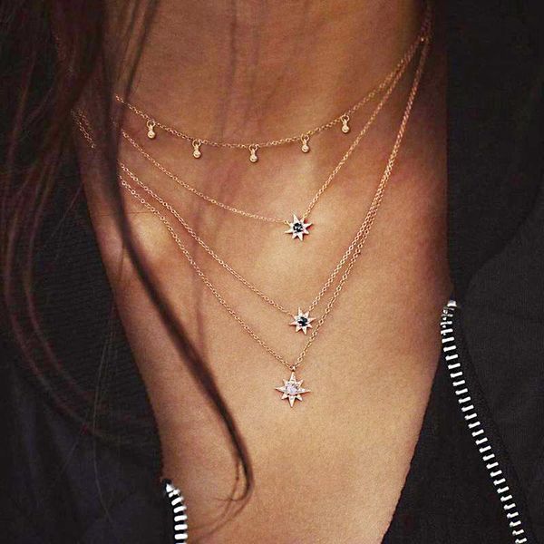 chains boho multilayer charm necklaces for women gold circular moon long tassel pendant chain fashion choker necklace female jewelry, Silver
chains boho multilayer charm necklaces for women gold circular moon long tassel pendant chain fashion choker necklace female jewelry, Silver