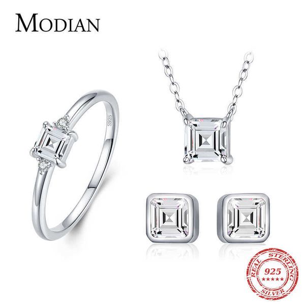 100% real 925 sterling silver classic emerald cut sets clear cz shining rings for women jewelry necklace fashion earring 210707
100% real 925 sterling silver classic emerald cut sets clear cz shining rings for women jewelry necklace fashion earring 210707