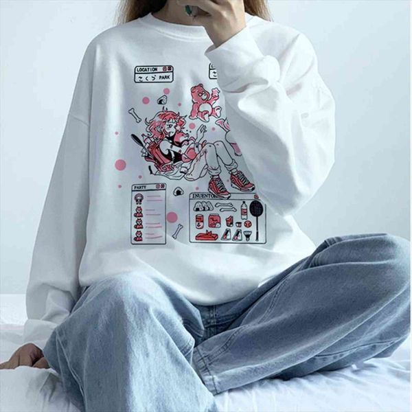 japanese cartoon kawaii streetwear casual women sweatshirts fashion vintage ulzzang punk ins fun harajuku o neck, Black
japanese cartoon kawaii streetwear casual women sweatshirts fashion vintage ulzzang punk ins fun harajuku o neck, Black