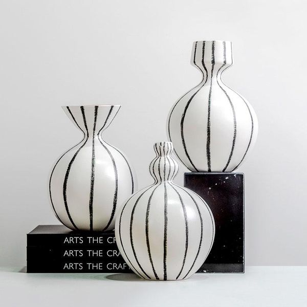vases nordic style ceramics striped vase living room bedroom deskflower arrangement dried home decoration accessories
vases nordic style ceramics striped vase living room bedroom deskflower arrangement dried home decoration accessories