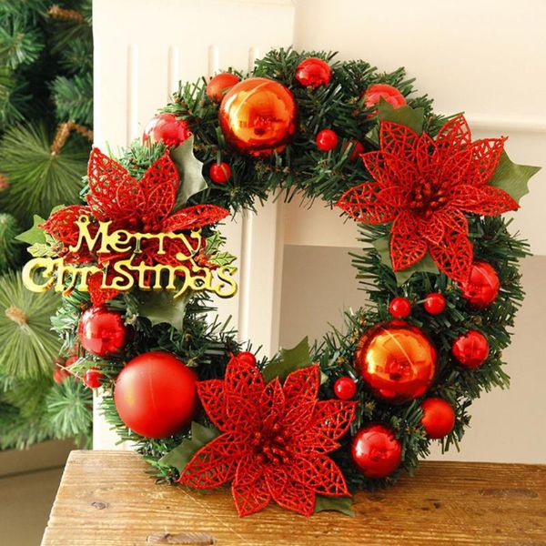 decorative flowers & wreaths christmas ornament garland elegant red wreath front door party hanging home decoration
decorative flowers & wreaths christmas ornament garland elegant red wreath front door party hanging home decoration
