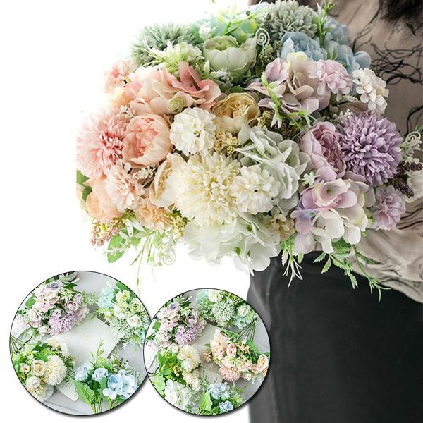 decorative flowers & wreaths 1 bundle holding wedding bouquets artificial flower simulation party supplies bridal accessories
decorative flowers & wreaths 1 bundle holding wedding bouquets artificial flower simulation party supplies bridal accessories