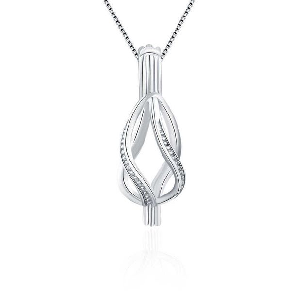 3pcs diy twisted charms necklace cage pendant silver zircon women pearl locket fine jewelry sc037sb no chain
3pcs diy twisted charms necklace cage pendant silver zircon women pearl locket fine jewelry sc037sb no chain