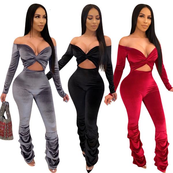 women's jumpsuits & rompers women jumpsuit designer fashion velvet long sleeve hollow out pleated micro stacked pants ladies sweat, Black;white
women's jumpsuits & rompers women jumpsuit designer fashion velvet long sleeve hollow out pleated micro stacked pants ladies sweat, Black;white