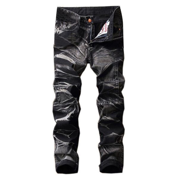 men's jeans men's distressed stretch biker jeans vintage men hip hop slim fit jeans trousers retro punk style straight denim pant, Blue
men's jeans men's distressed stretch biker jeans vintage men hip hop slim fit jeans trousers retro punk style straight denim pant, Blue