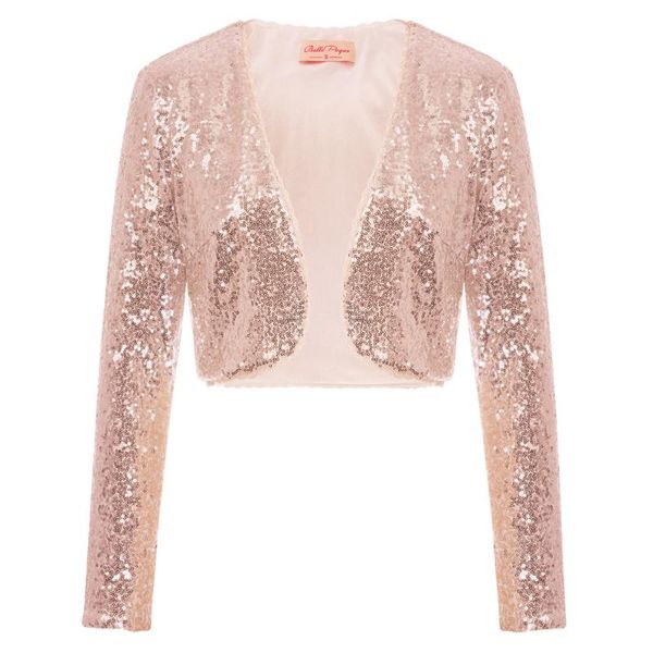 women's jackets women coat shining sequined long sleeve cropped length open front bolero shrug sequin cardigan short jacket, Black;brown
women's jackets women coat shining sequined long sleeve cropped length open front bolero shrug sequin cardigan short jacket, Black;brown