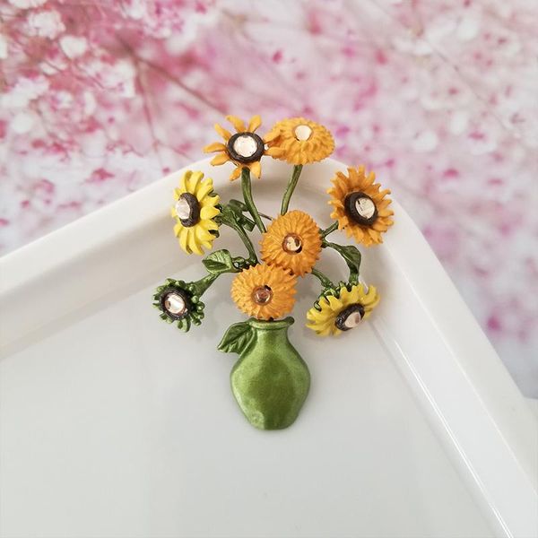 pins, brooches retro sun flower brooch custom sunflower rhinestone corsage for bag clothes coat sweater lapel jewelry gifts lovers, Gray
pins, brooches retro sun flower brooch custom sunflower rhinestone corsage for bag clothes coat sweater lapel jewelry gifts lovers, Gray