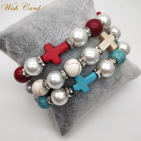 bangle 10mm bead blitz diamond bracelet turquoise pearl cross beaded accessories hand string elastic religious fashion jewelry, Black
bangle 10mm bead blitz diamond bracelet turquoise pearl cross beaded accessories hand string elastic religious fashion jewelry, Black