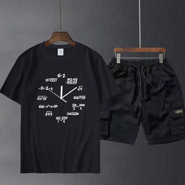 men's tracksuits men's short sleeve suit 100% cotton math clock print funny men t shirt casual o-neck tshirt cool summer t-shirt, Gray
men's tracksuits men's short sleeve suit 100% cotton math clock print funny men t shirt casual o-neck tshirt cool summer t-shirt, Gray