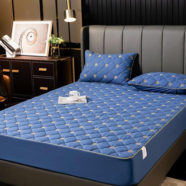 bedding quilted mattress protector luxury embroidered bed sheet breathable large double single sheets & sets
bedding quilted mattress protector luxury embroidered bed sheet breathable large double single sheets & sets