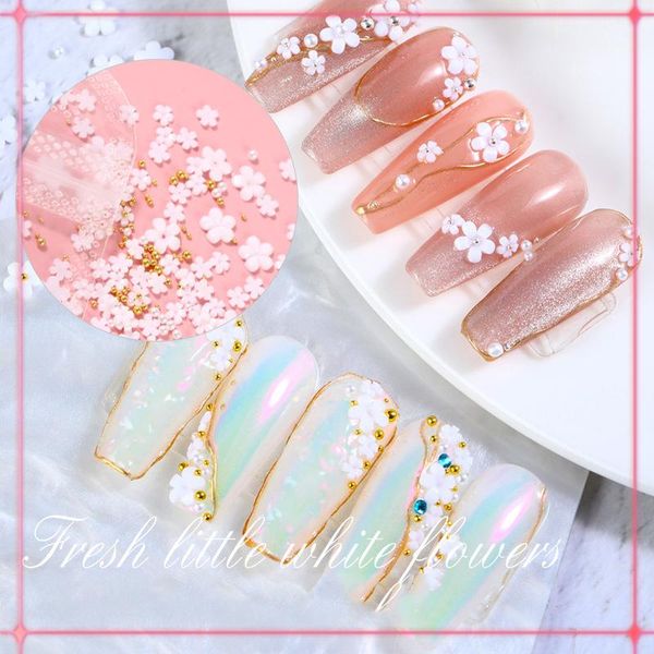 nail art decorations five petal flower small white flowers three-dimensional mini resin decoration false nails mixed accessories, Silver;gold
nail art decorations five petal flower small white flowers three-dimensional mini resin decoration false nails mixed accessories, Silver;gold